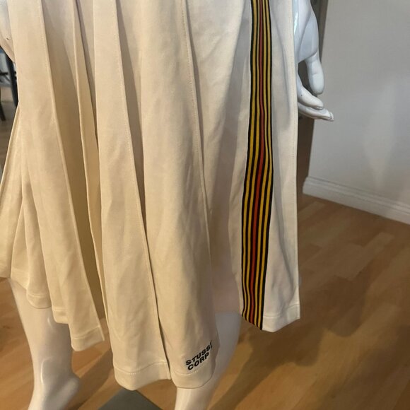 $150 NWT STUSSY SLOANE PLEATED TRACK SKIRT SIZE S SMALL - Picture 4 of 7